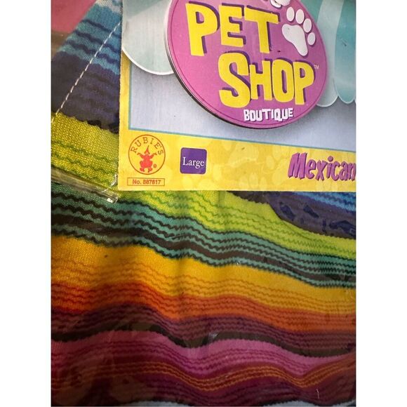 Rubies Pet Shop Pet Halloween Costume Mexican Dog Size Large - Picture 3 of 4